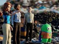 3d Cartoon about Sustainability